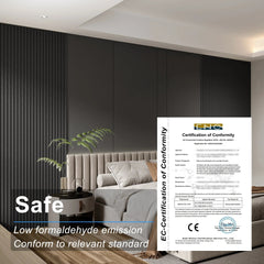 Acoustical 100% Polyester Wall Panel, 48x24x0.7 Sound Proof Wall Panels