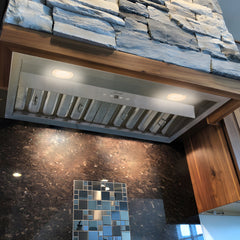 30" Range Hood Insert, Stainless Steel Kitchen Vent Hood with Dimmable LED Lights, 600CFM