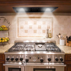30" Range Hood Insert, Stainless Steel Kitchen Vent Hood with Dimmable LED Lights, 600CFM