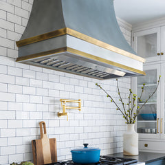 36" Range Hood Insert, Stainless Steel Kitchen Vent Hood with Dimmable LED Lights, 600CFM