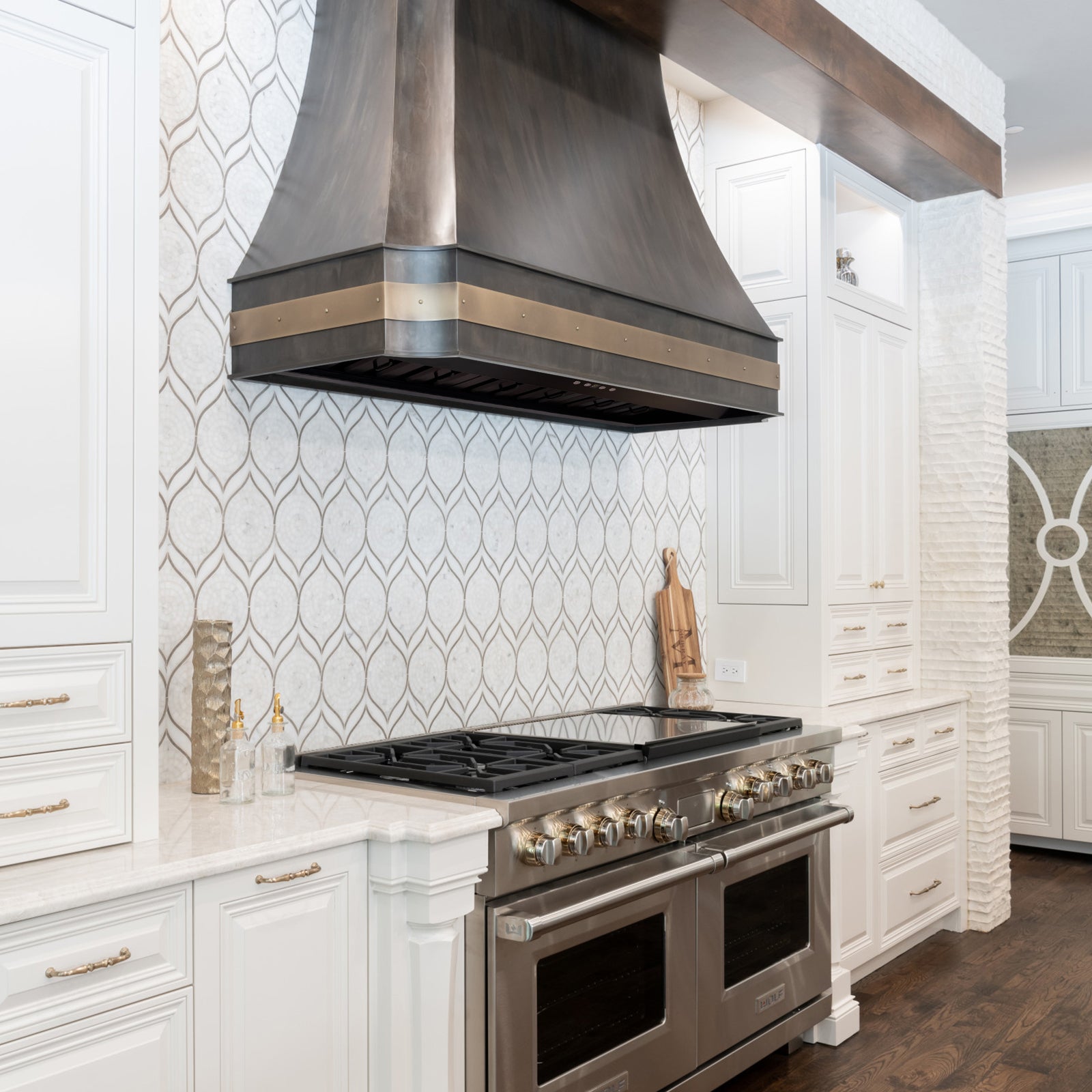 36" Range Hood Insert, Stainless Steel Kitchen Vent Hood with Dimmable LED Lights, 600CFM