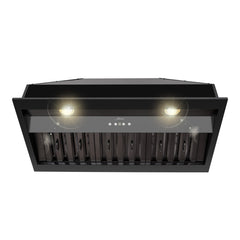 36" Range Hood Insert, Stainless Steel Kitchen Vent Hood with Dimmable LED Lights, 600CFM