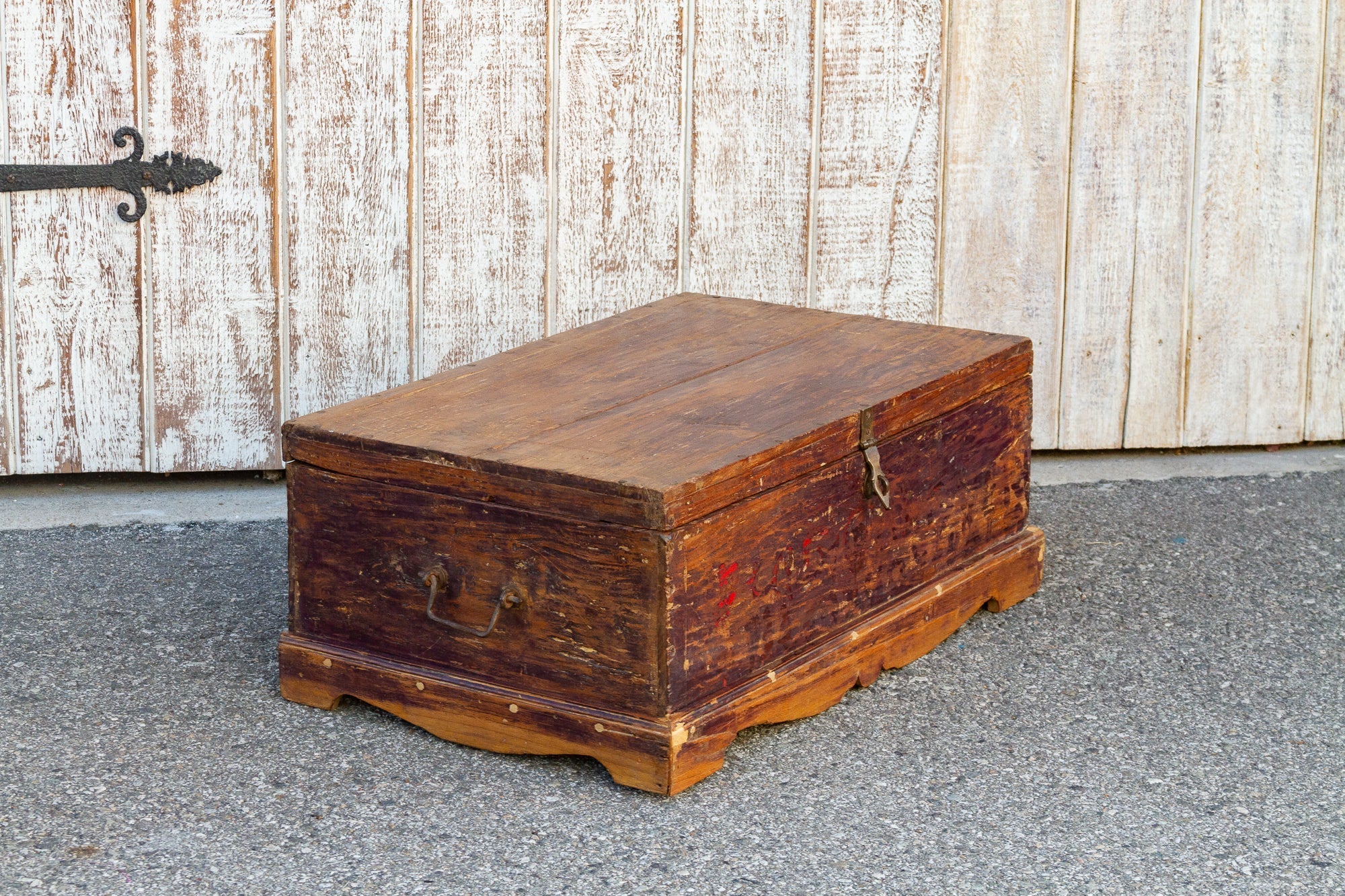 19th Century Indo-Portuguese Goa Painted Trunk