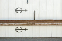 1840's Indian Pondicherry Floral & Elephant Carved Beam