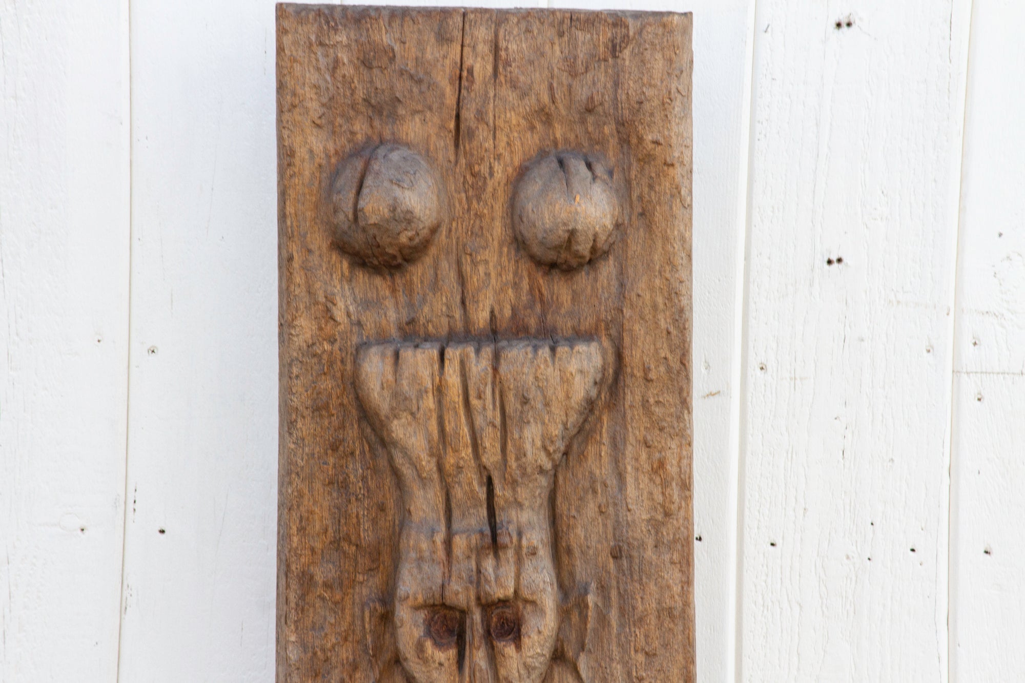 19th Century Carved Bastar Panel on Stand