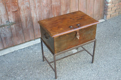 19th Century Merchant Box on Stand