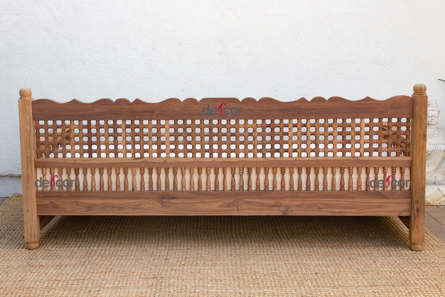 96" Long Moroccan Mousharabi Daybed Sofa