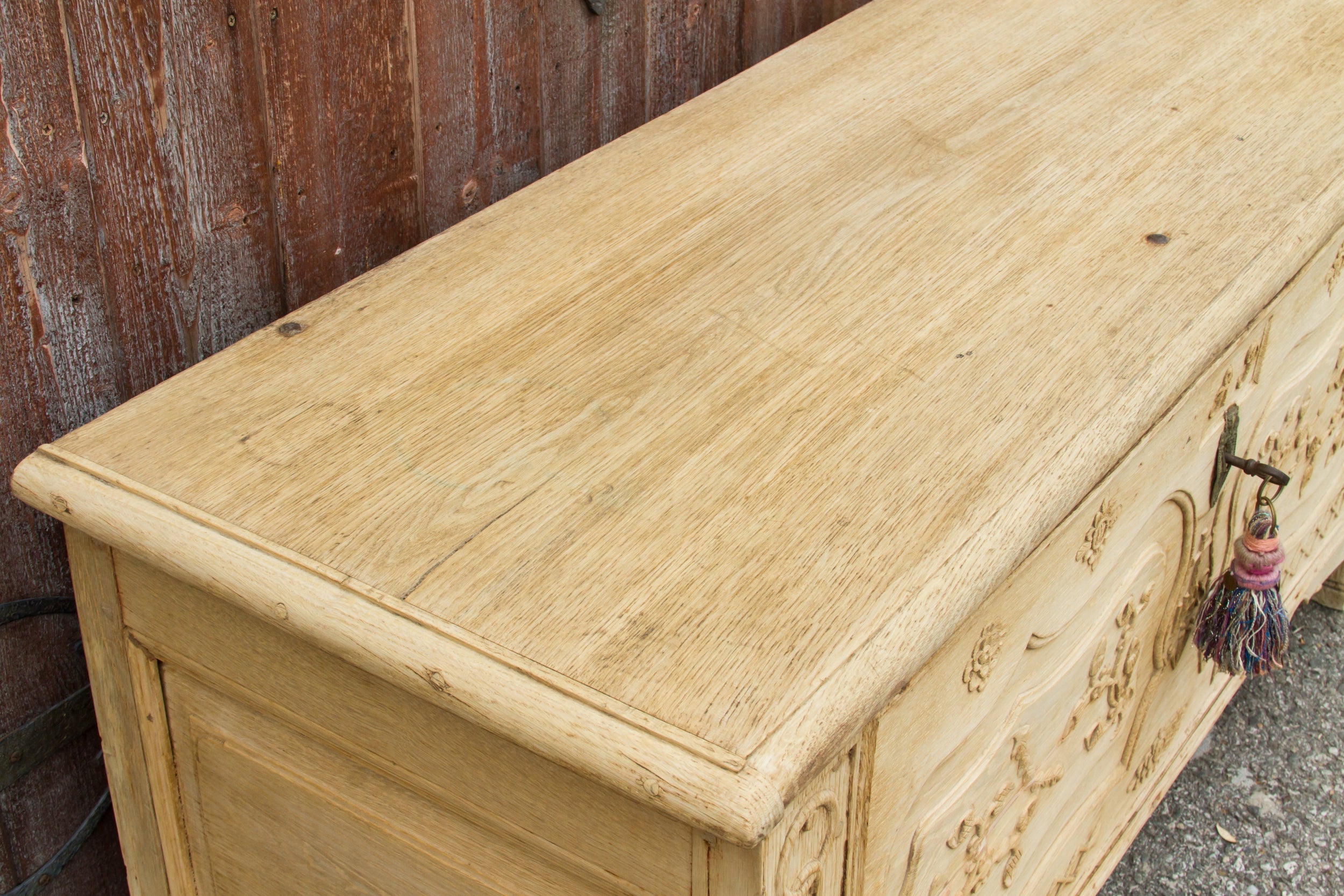 18th Century Bleached French Oak Coffer
