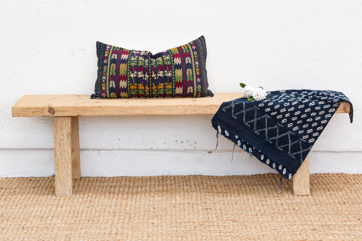 "A" Frame Farmhouse Wood Bench