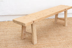 "A" Frame Farmhouse Wood Bench