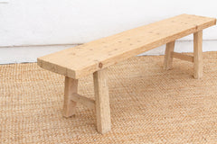 "A" Frame Farmhouse Wood Bench