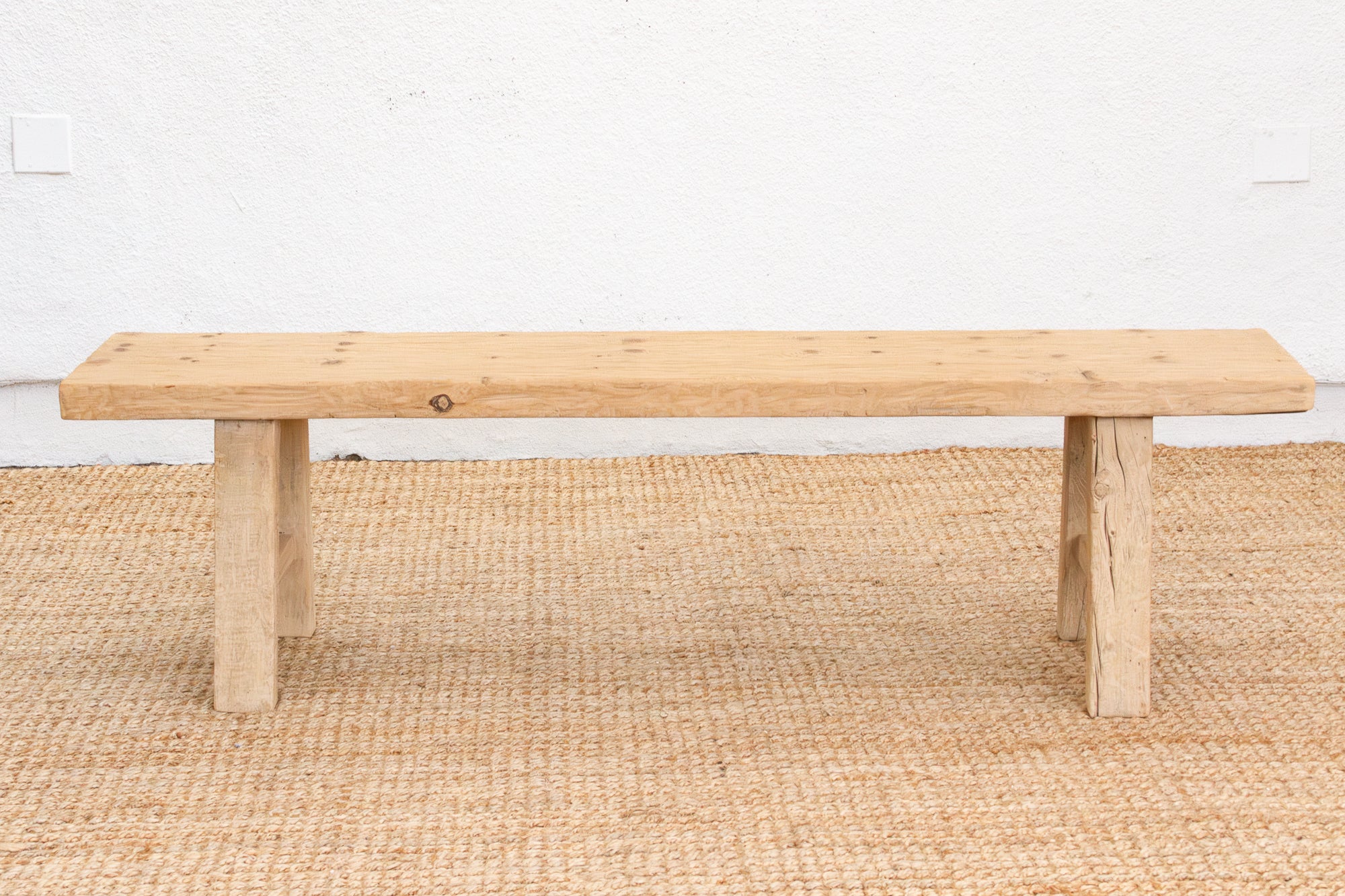 "A" Frame Farmhouse Wood Bench