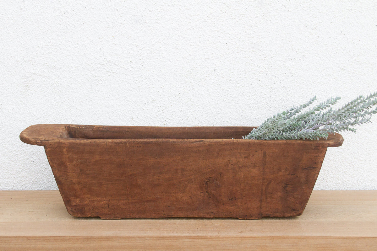 32" Long Rustic Farmhouse Dough Trough