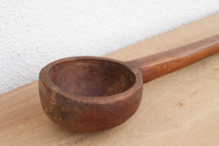 39" Long Hand-carved Wooden Ladle