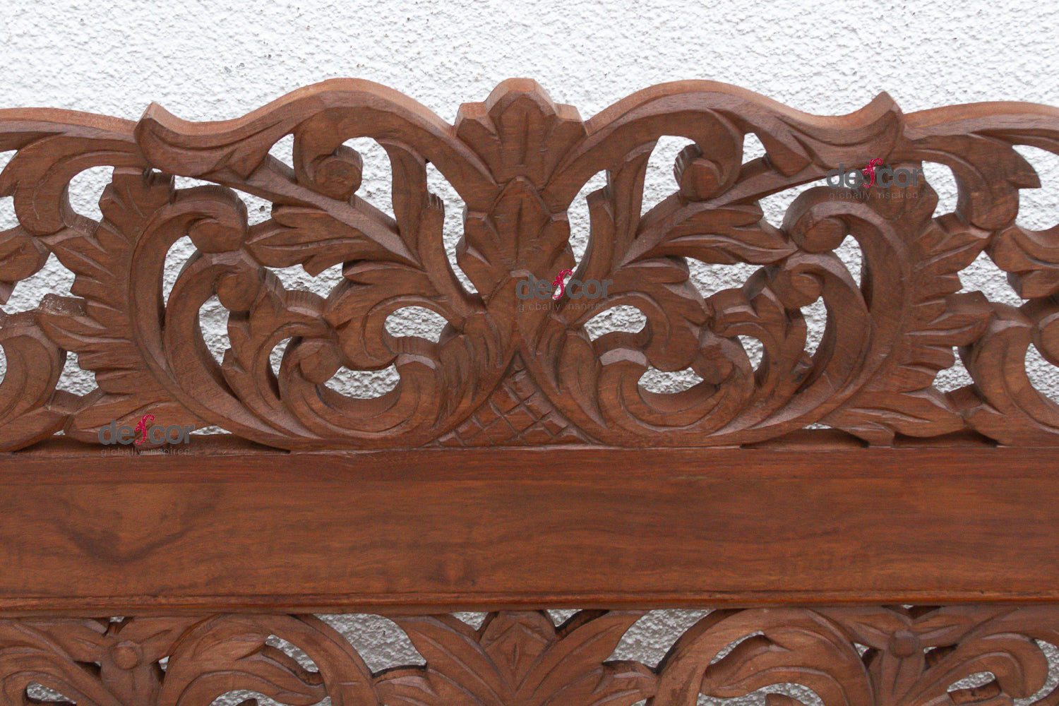 76" Long Royal Bali Carved Reclaimed Teak Sofa