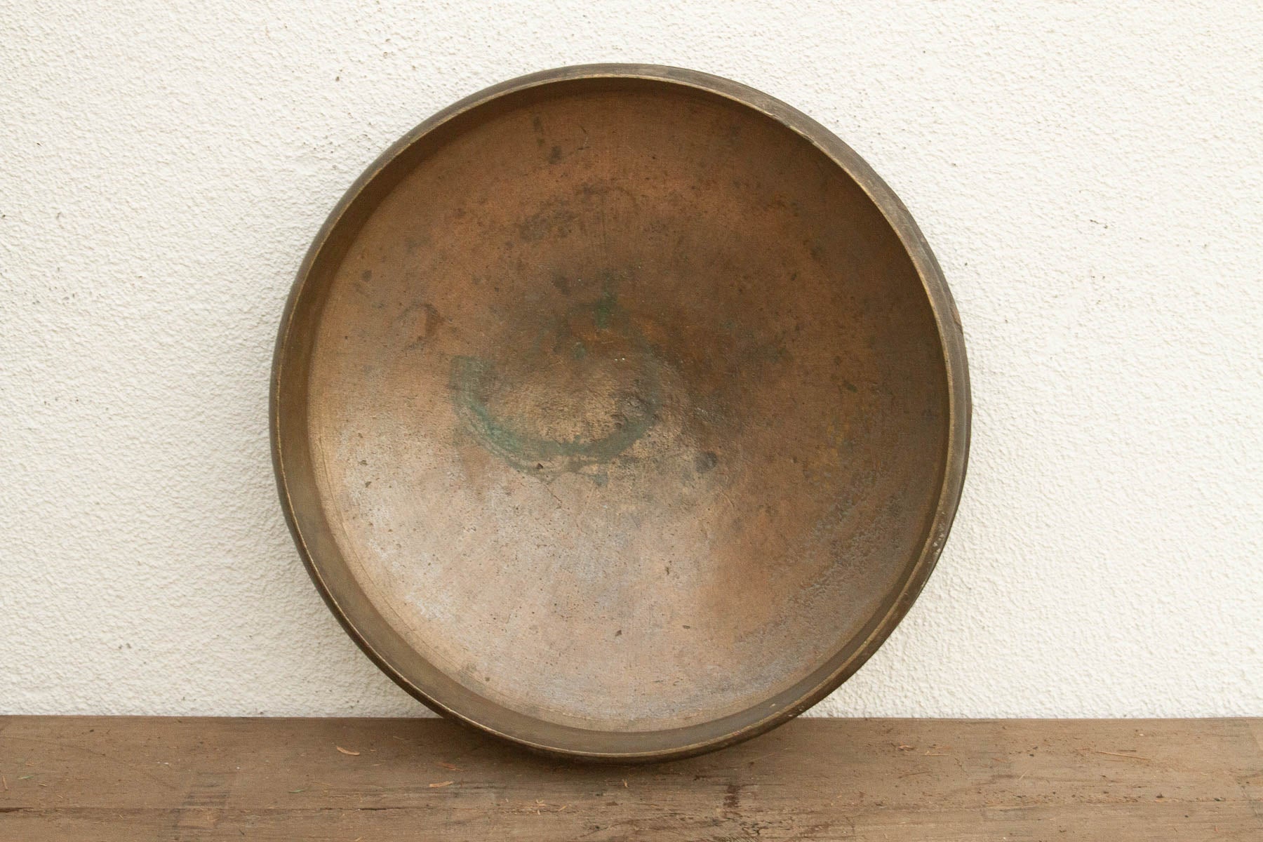 19th Century Golden Bronze Indian Bowl