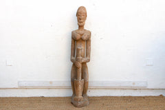 A 63" Tall Commanding Baule Female Figure