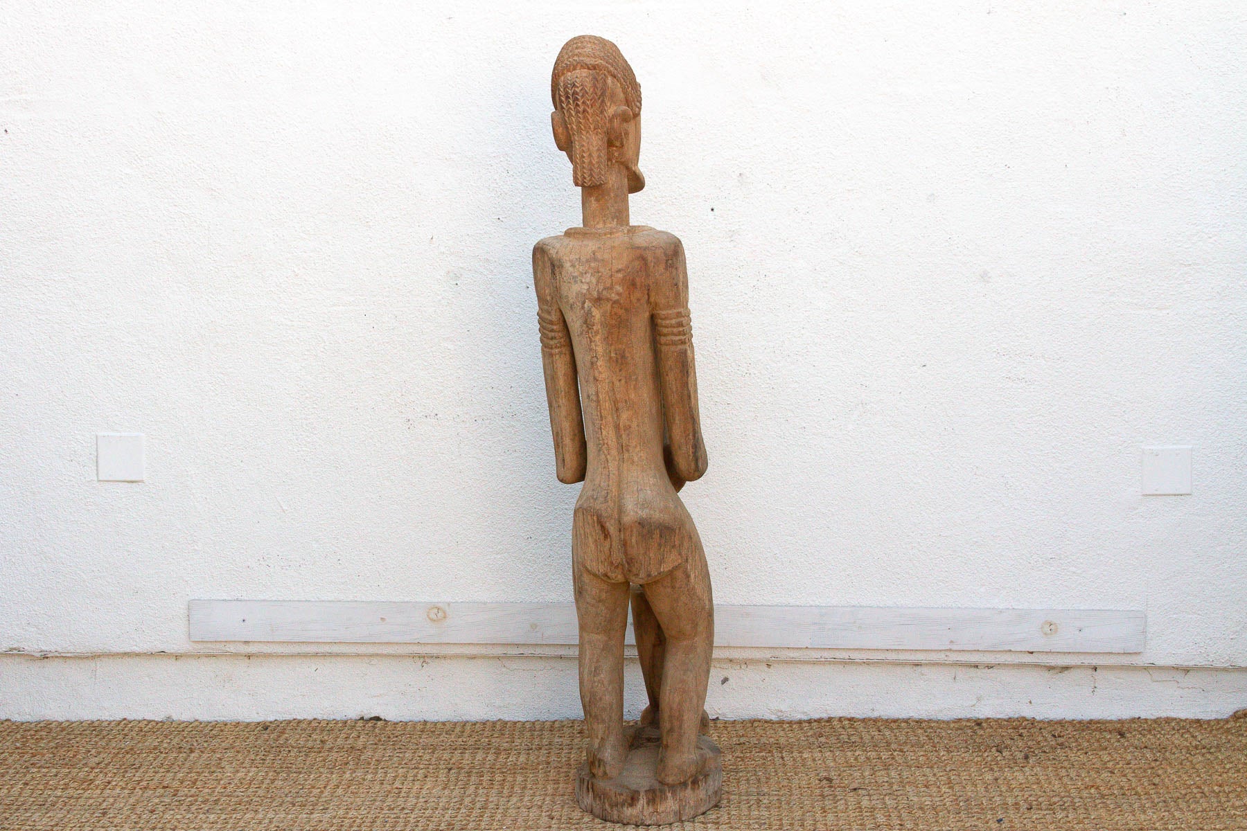 A 63" Tall Commanding Baule Female Figure