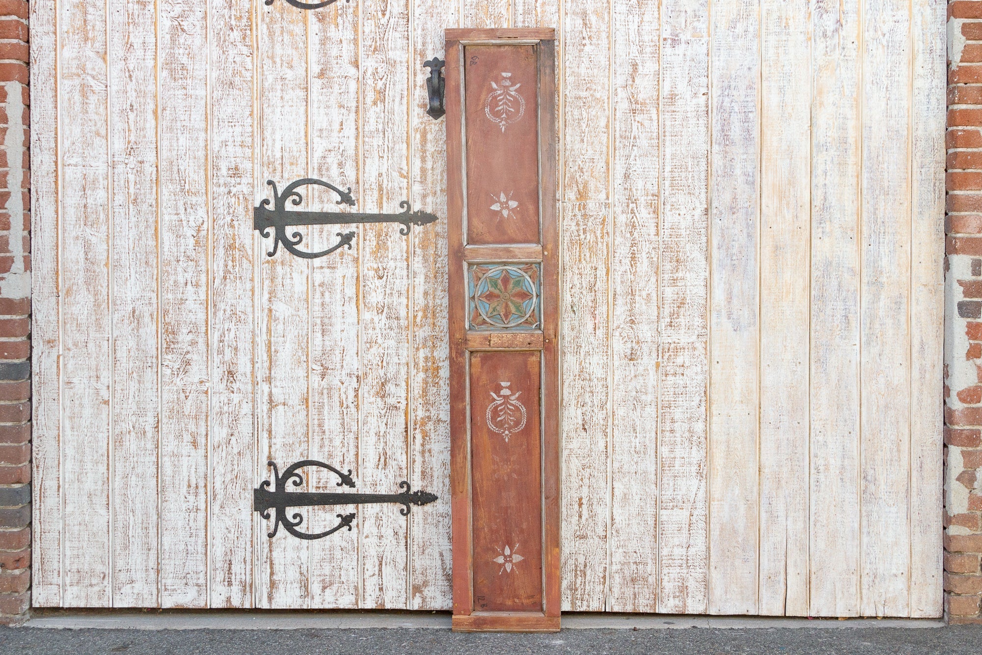 19th Century Javanese Painted Star Wall Panel