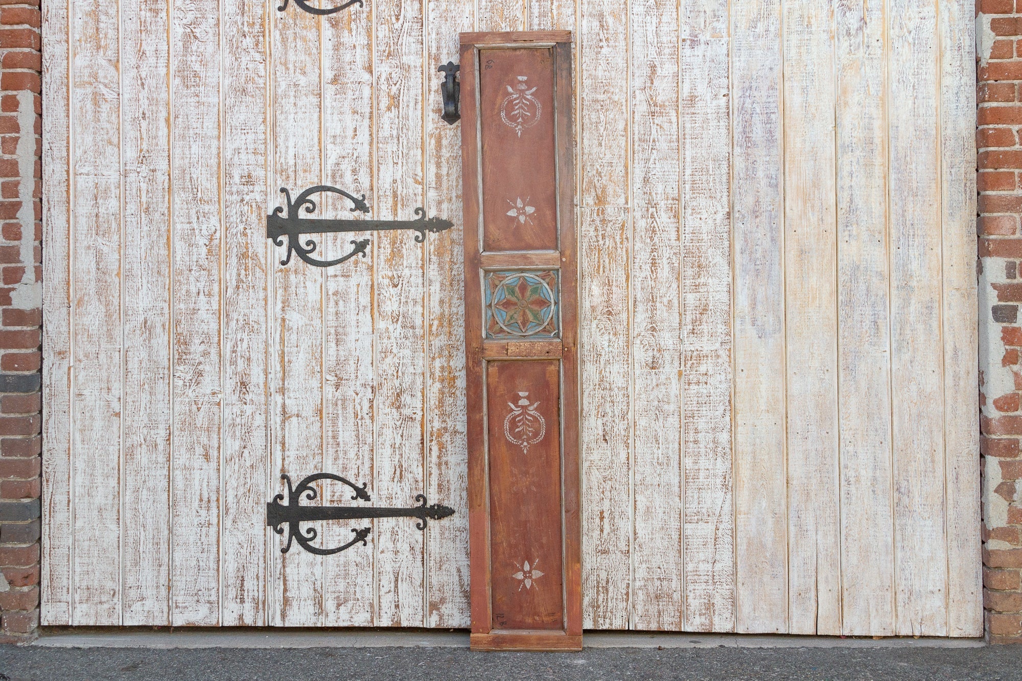 19th Century Javanese Painted Star Wall Panel