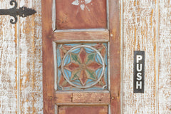 19th Century Javanese Painted Star Wall Panel