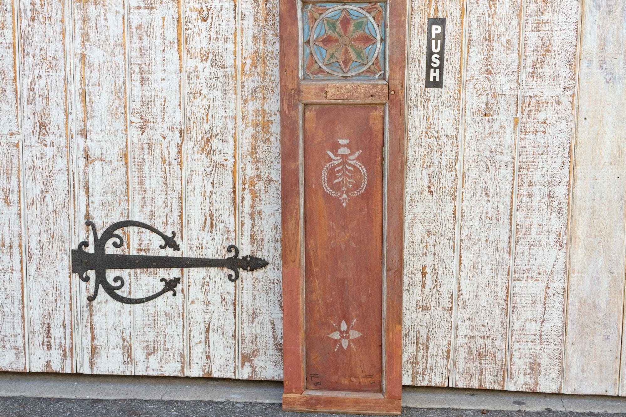 19th Century Javanese Painted Star Wall Panel (Trade)