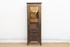 19th Century Handsome Colonial Vitrine Cabinet