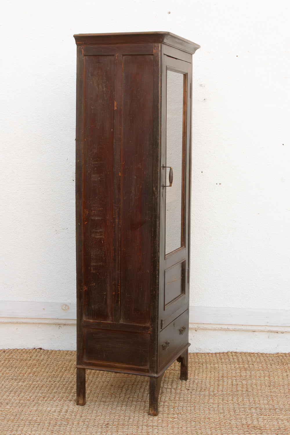 19th Century Handsome Colonial Vitrine Cabinet