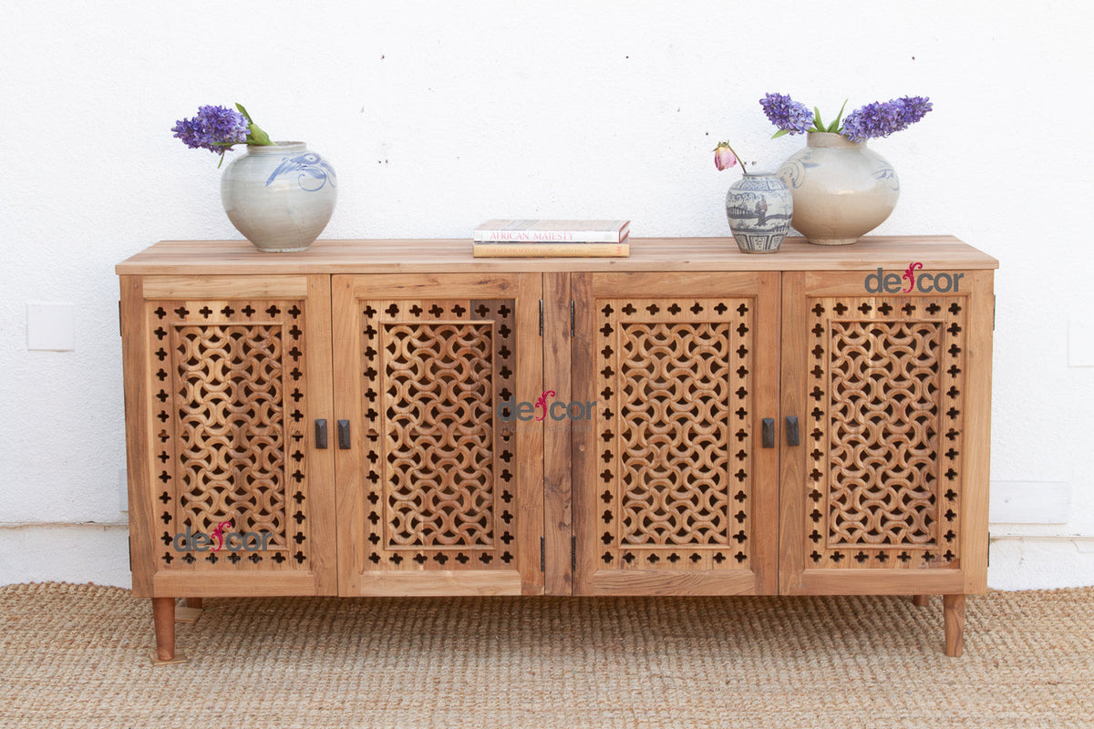 72" Long Haveli Jali Sideboard
