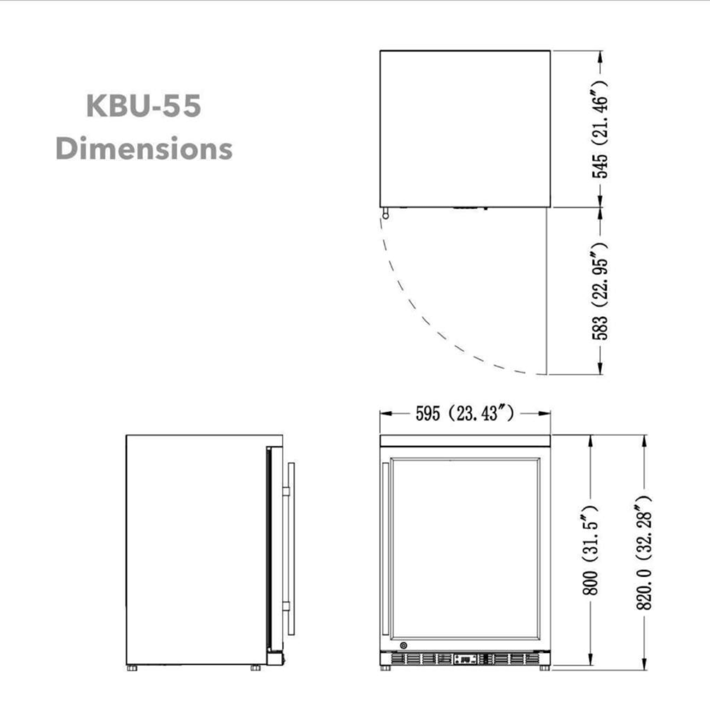 24-Inch Beverage Refrigerator