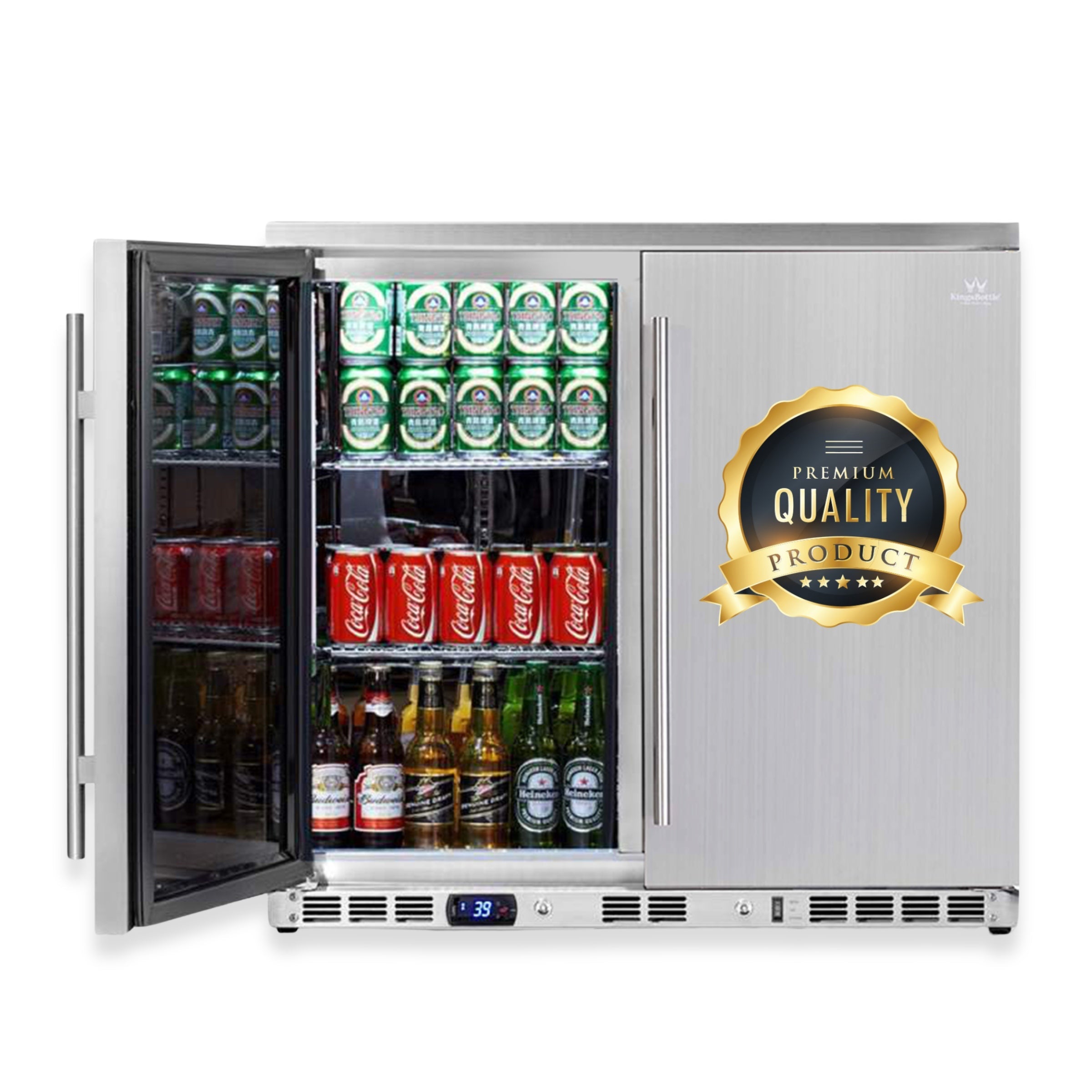 36-Inch Outdoor Beverage Refrigerator