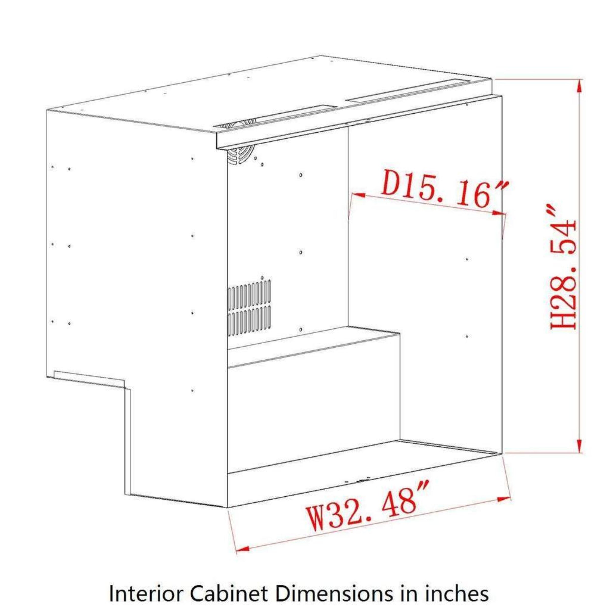 36-Inch Beverage Refrigerator