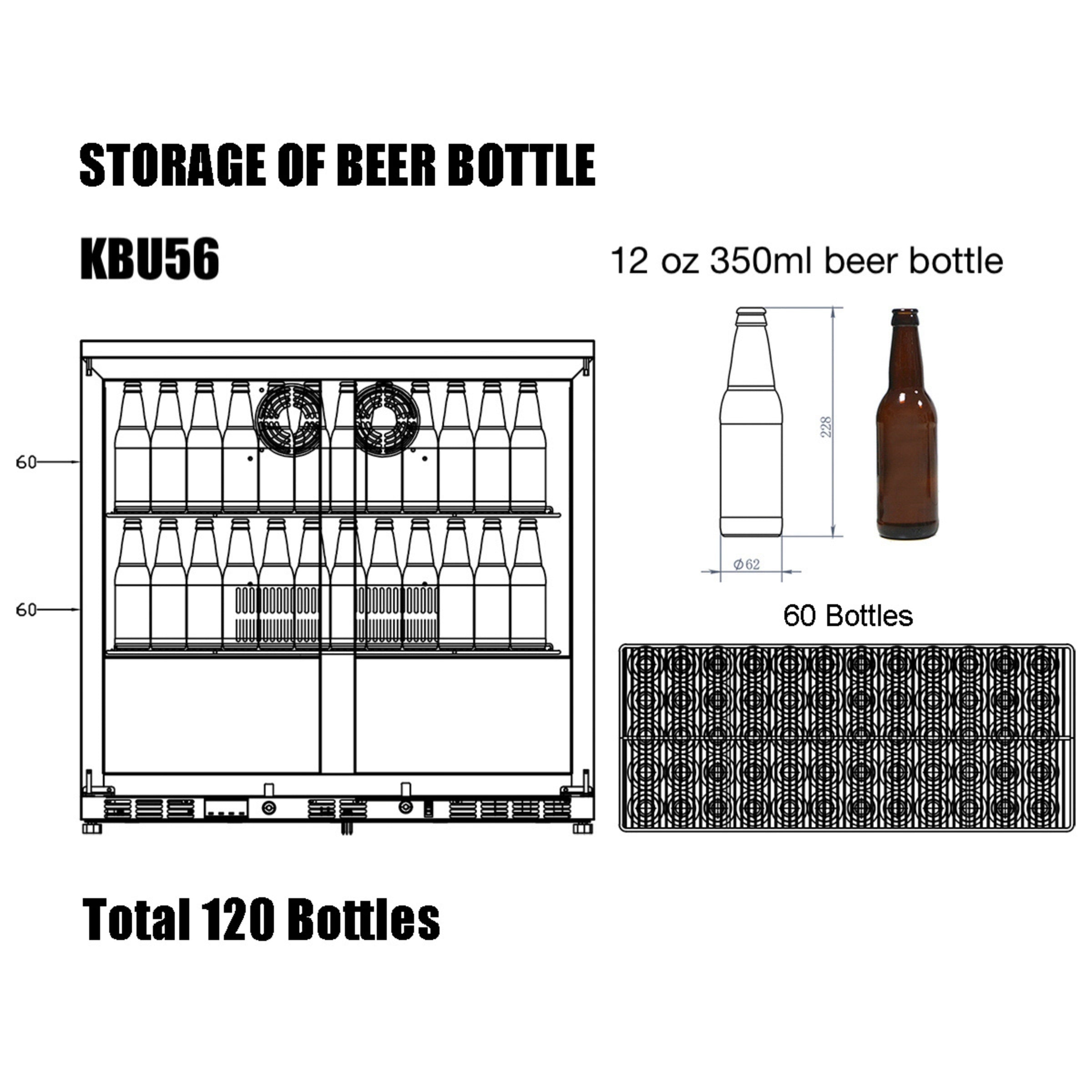 36-Inch Beverage Refrigerator