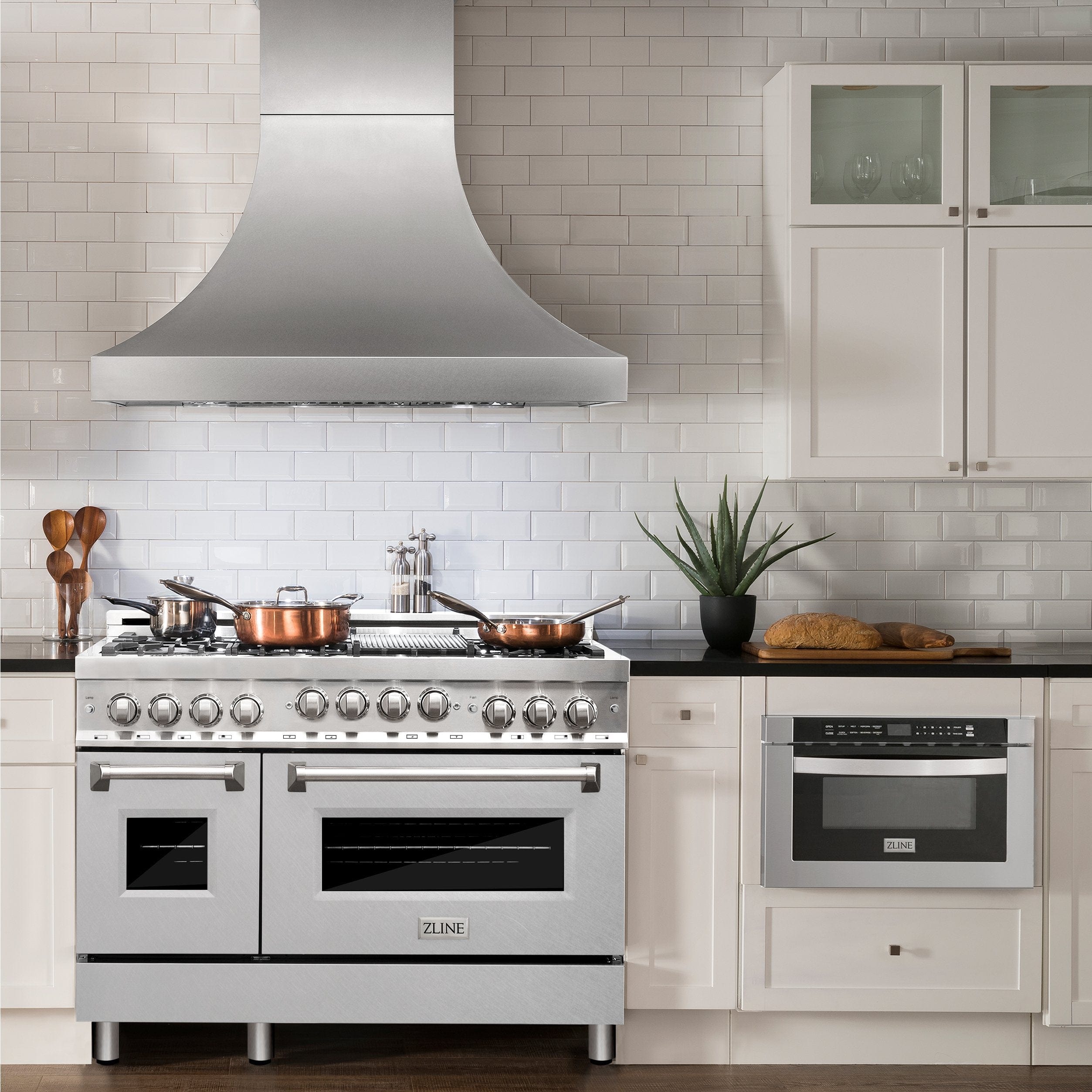 48" Gas on Gas Range in Stainless, Dura Snow Doors, RG-SN-48