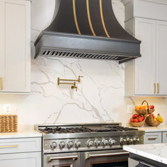 36" Range Hood Insert, Ultra Quiet Stainless Steel 6" Ducted with 600 CFM Powerful Suction