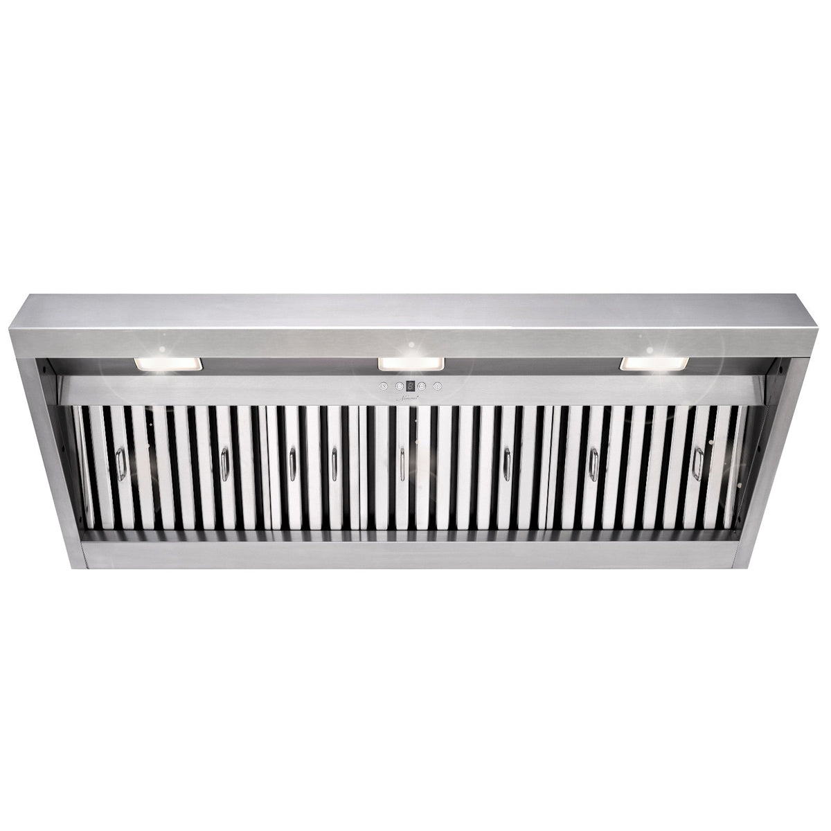 48" Range Hood Insert, Ultra Quiet Stainless Steel 8" Ducted with 1200 CFM Powerful Suction