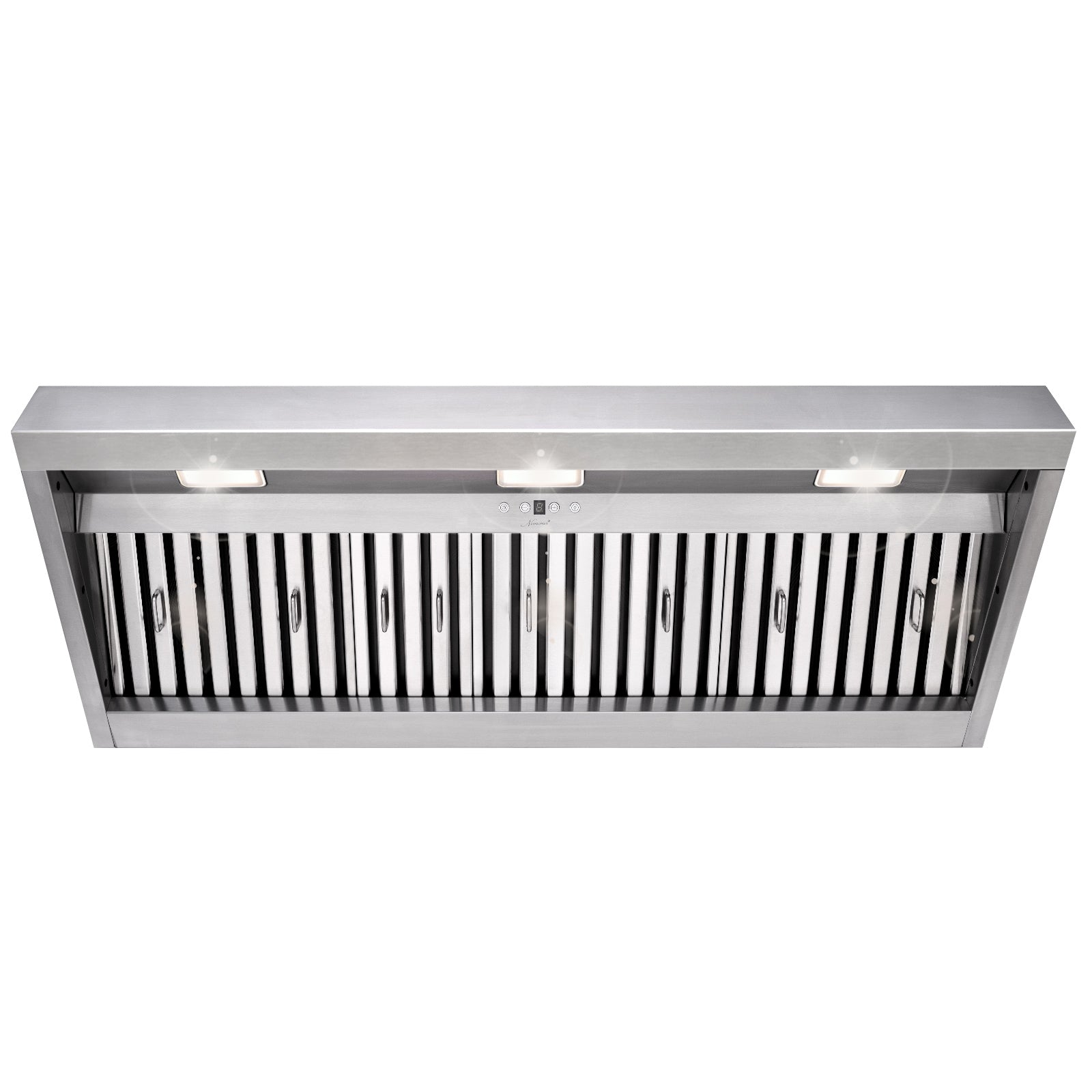 48" Range Hood Insert, Ultra Quiet Stainless Steel 8" Ducted with 1200 CFM Powerful Suction