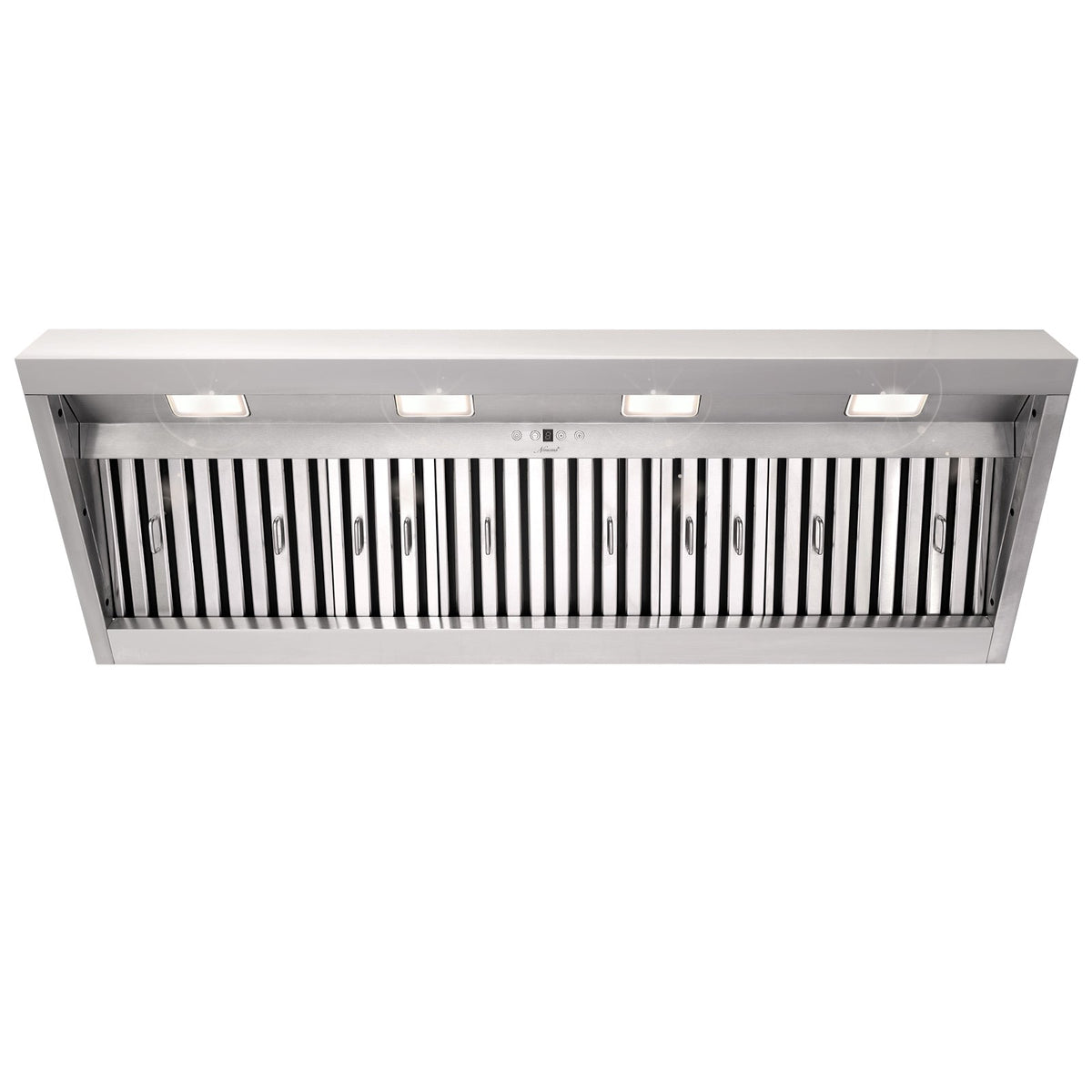 54" Range Hood Insert, Ultra Quiet Stainless Steel 8" Ducted with 1200 CFM Powerful Suction