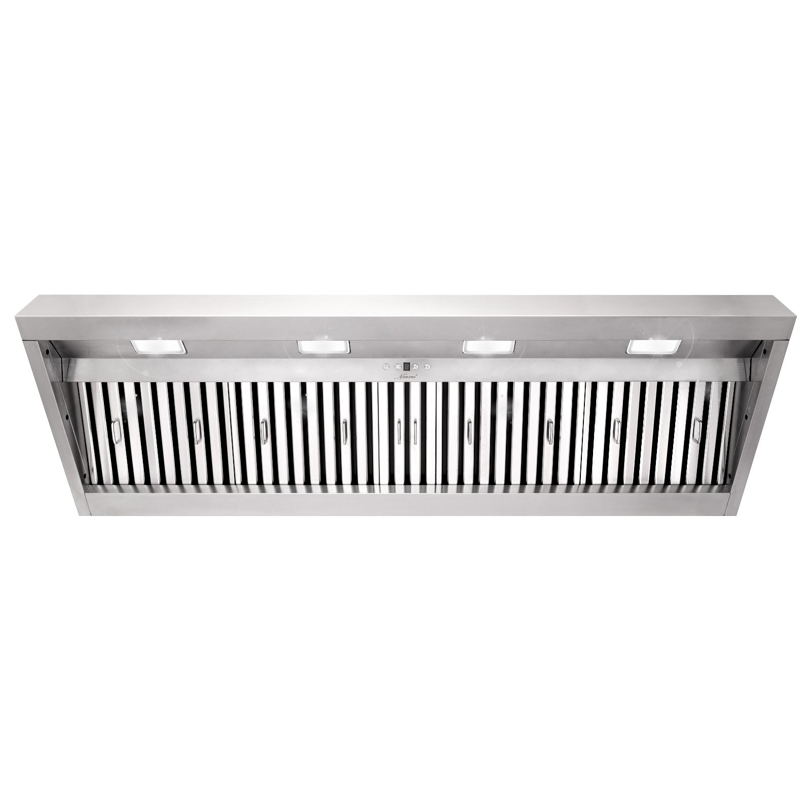60" Range Hood Insert, Ultra Quiet Stainless Steel 8" Ducted with 1200 CFM Powerful Suction