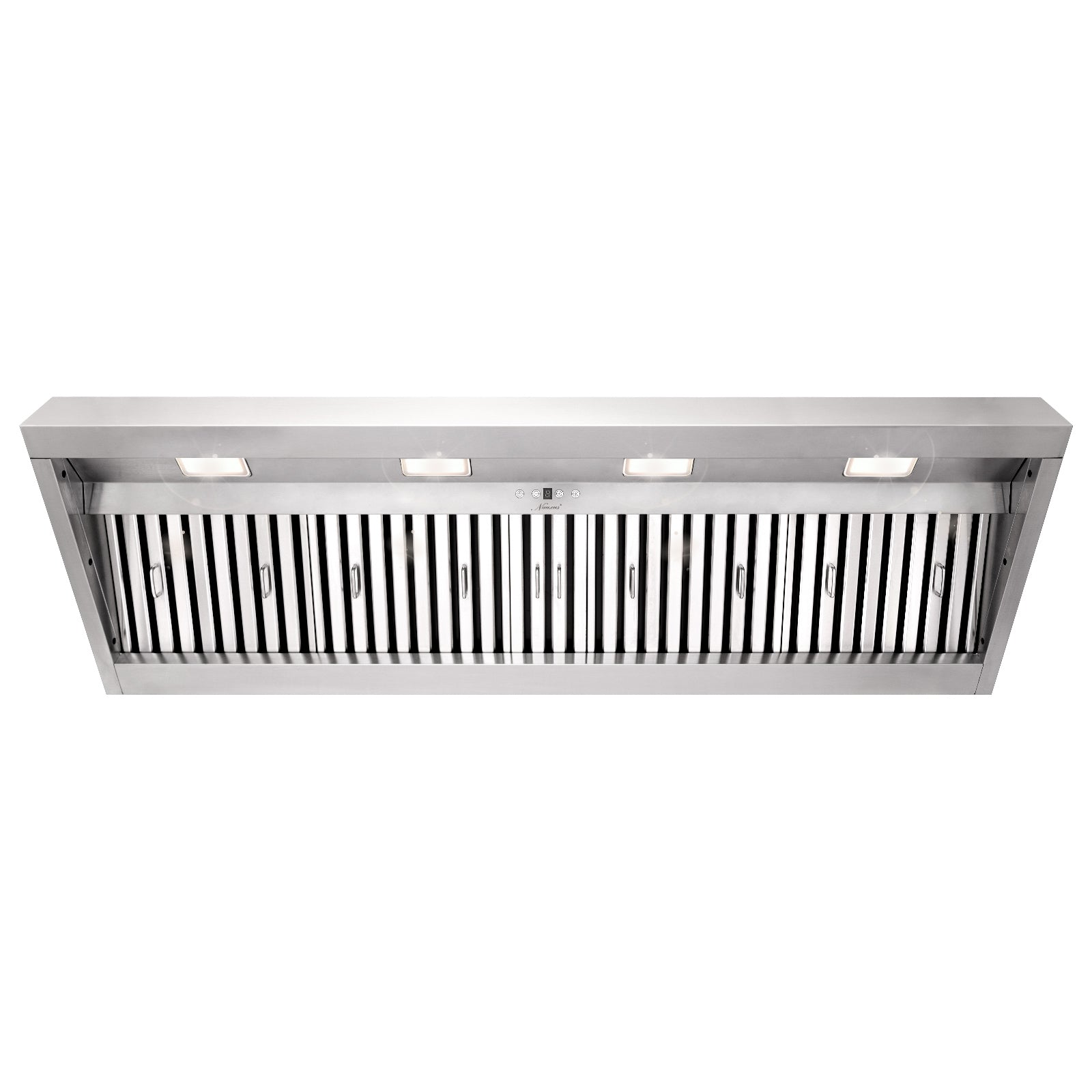 60" Range Hood Insert, Ultra Quiet Stainless Steel 8" Ducted with 1200 CFM Powerful Suction