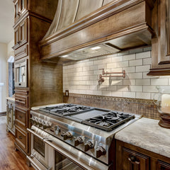 30" Range Hood Insert, 600 CFM Built-in Stainless Steel Kitchen Hood with LED Lights