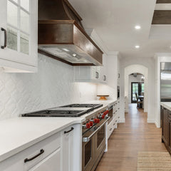 36" Range Hood Insert, 600 CFM Built-in Stainless Steel Kitchen Hood with LED Lights