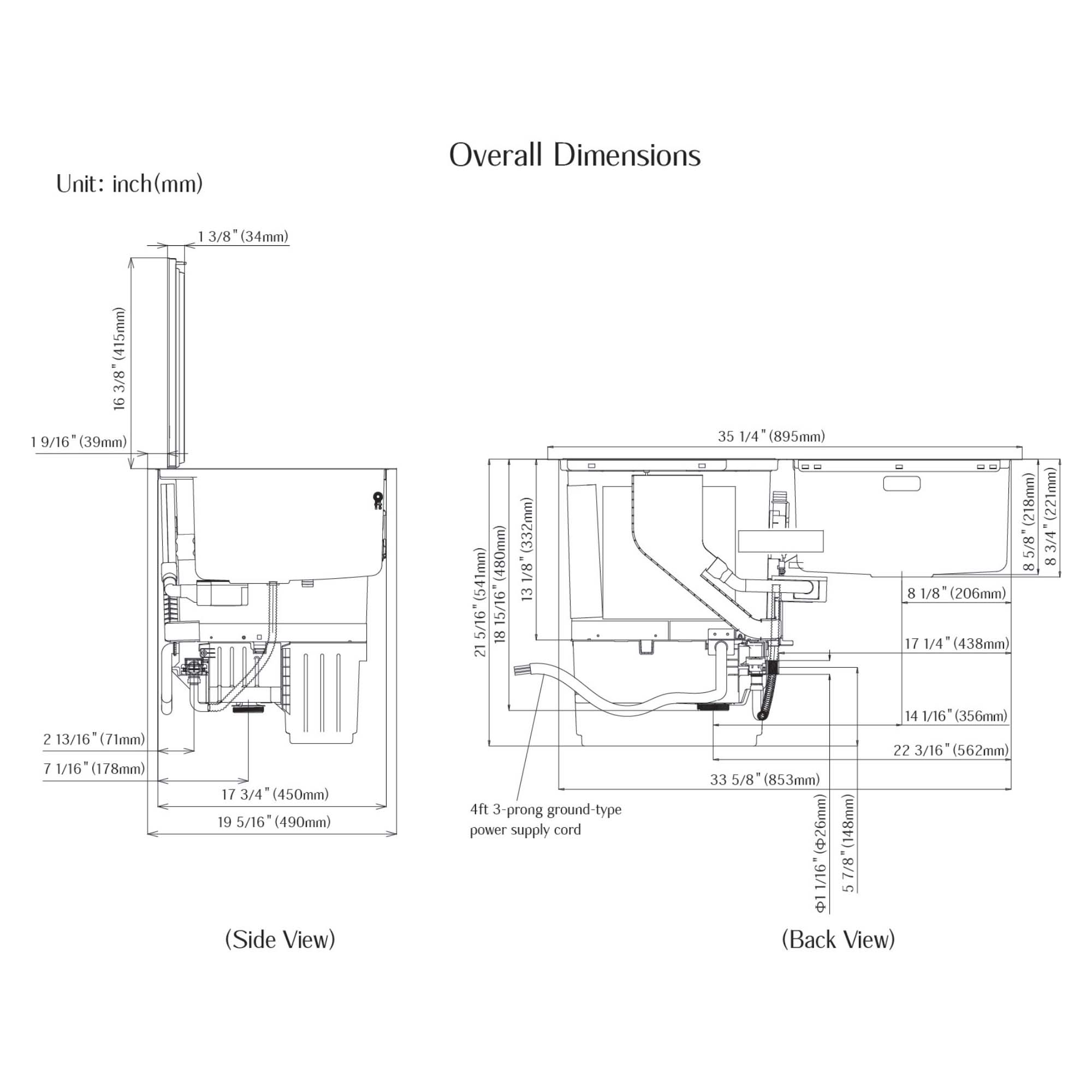 2-in-1 In-Sink Dishwasher | SD2F-P3