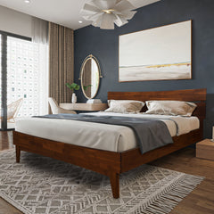 Acacia Aurora Deluxe Wood Platform Bed Frame