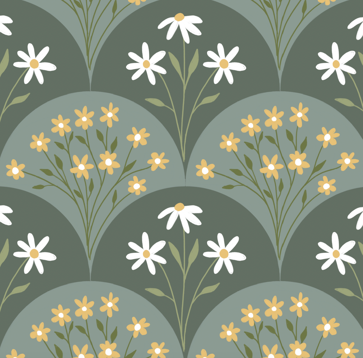 Addie Wallpaper by Megan Lindsey Illustration