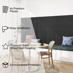 94.5" x 5.5" Solid Pine Wall Panels (4 Panels Per Box)