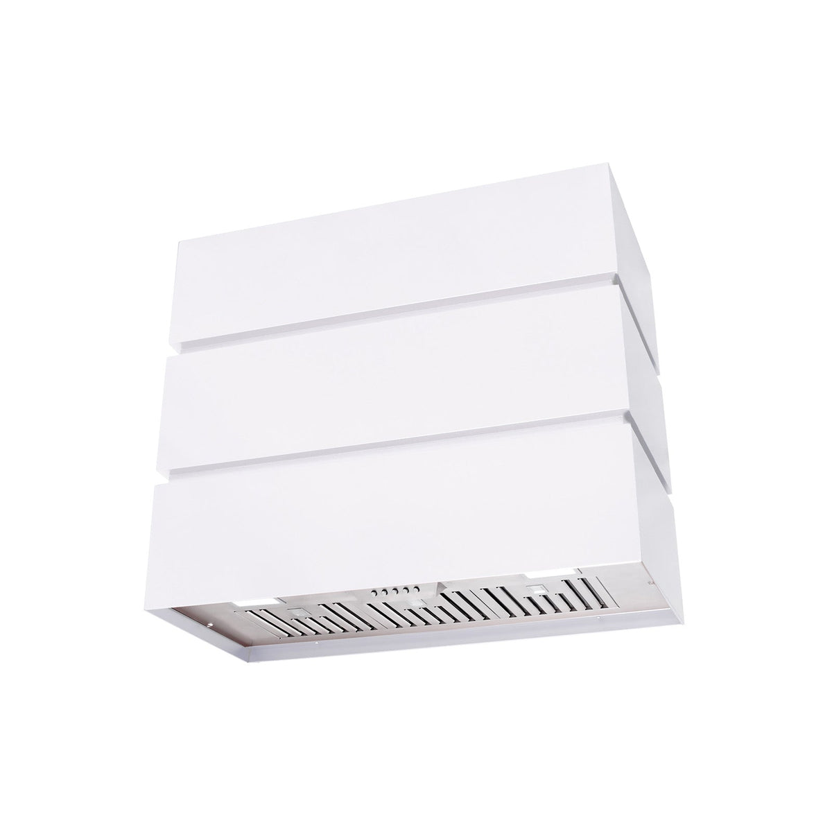 Akicon 36" Stainless Steel Wall Mount Range Hood, 3 Stacks Kitchen Hood with 600 CFM Vent Motor