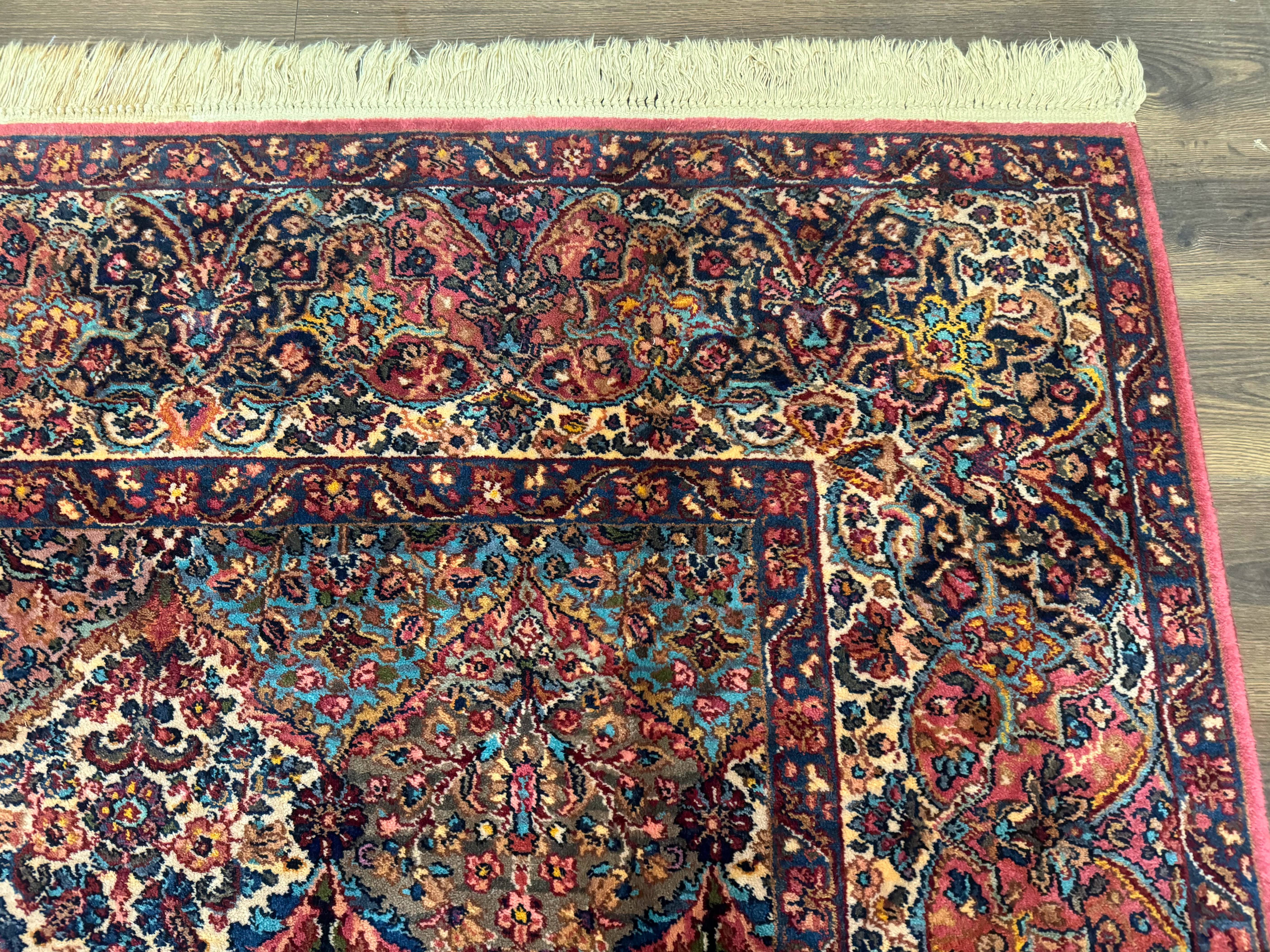 10x18 Karastan Multicolor Panel Kirman Rug #717, Palace Size Wool Discontinued Original 700 Series