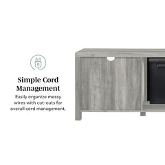 Abilene 70" Rustic Farmhouse Fireplace TV Stand