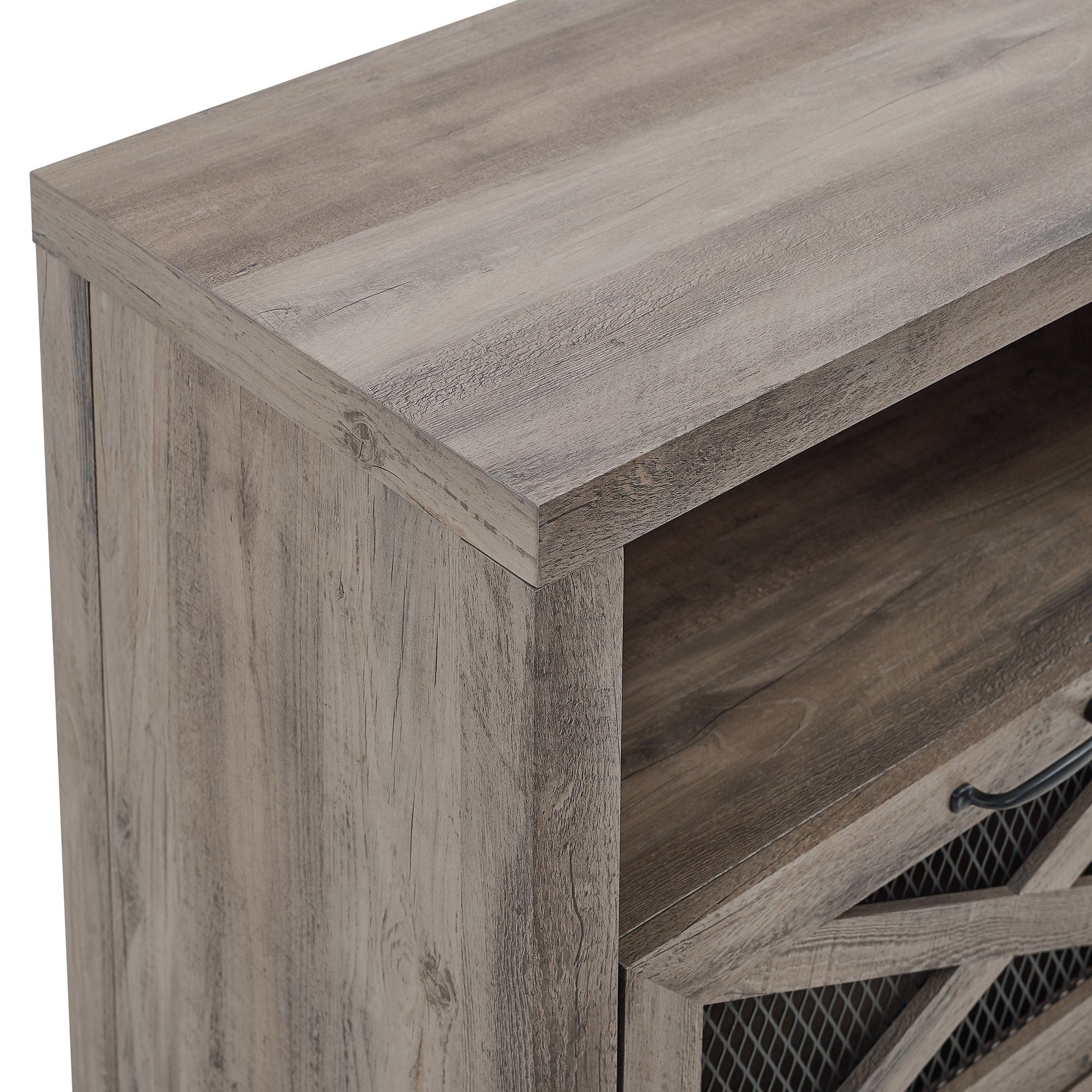 Abilene 70" Rustic Farmhouse Fireplace TV Stand